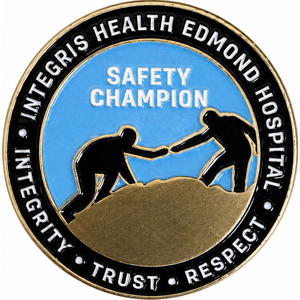 Integris Health Safety champion pins