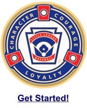Little League lapel pins for Williamsport, PA