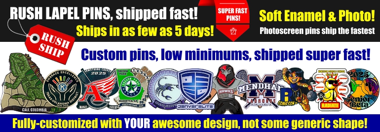 Custom Pins | Custom PVC Rubber Pins